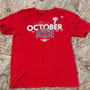 Genuine Merchandise Red Cotton Shirt- Philadelphia Phillies